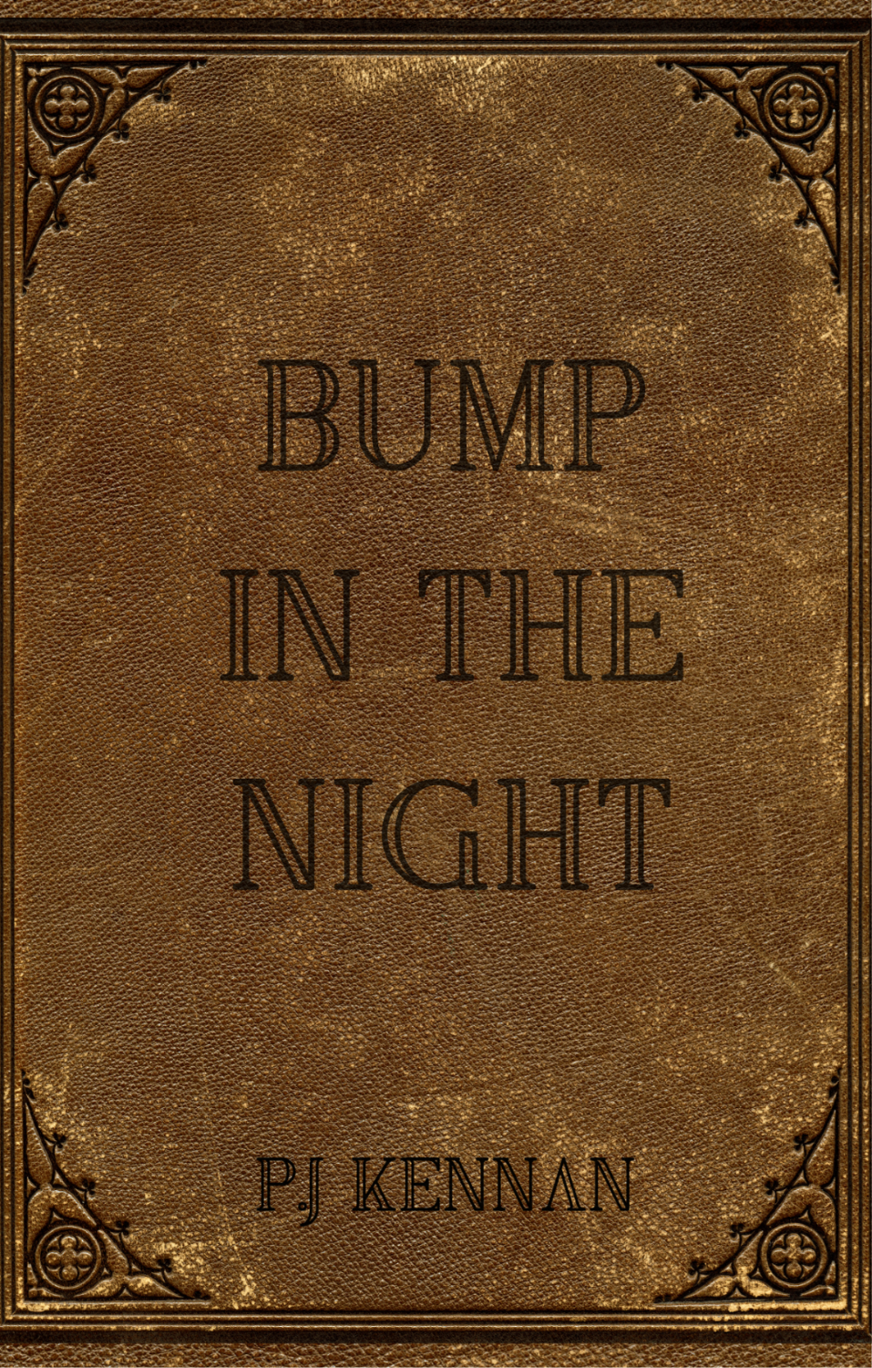 Image of a vintage leather like book cover 